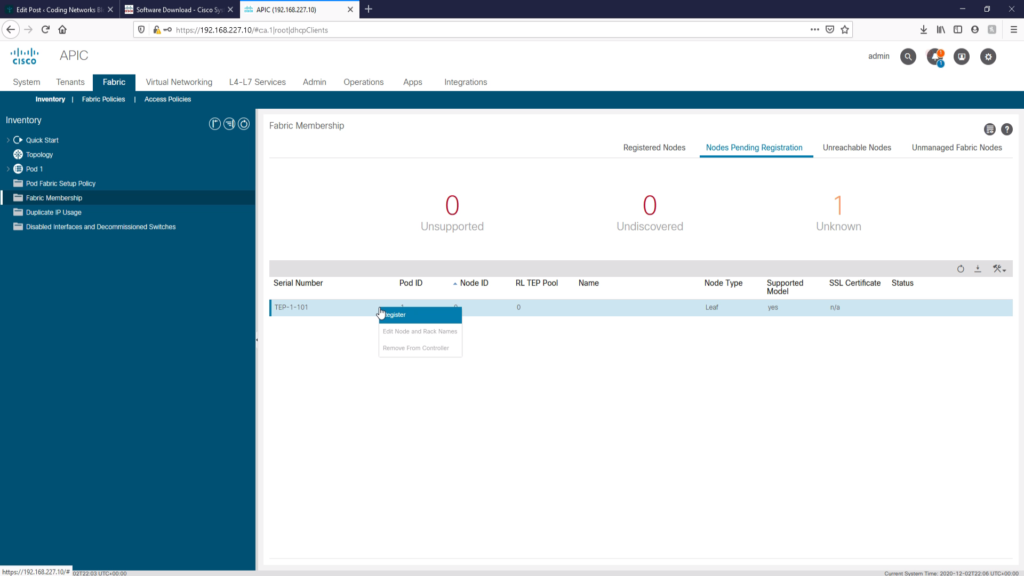 Cisco ACI Simulator on VMWare Workstation 15 for Windows 10